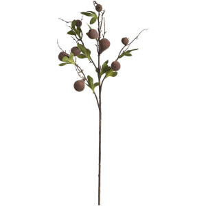 Leen Bakker - Kunsttak Vijg - 93 Cm - Polyester - Paars