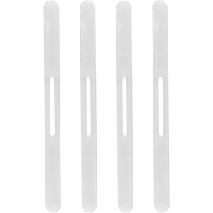 TheLau - Vervangende Strips voor Lakenhouder (4 stuks) - Transparant Plastic - Makkelijk Beddengoed Vasthouden - Universeel Matrasbeschermer Accessoire - Praktisch en Duurzaam.