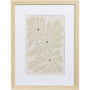 Leen Bakker - Fotolijst Haarlem - Naturel - 30x40 Cm - MDF/Glas - Beige