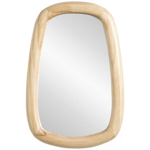 Leen Bakker - Spiegel Moma Naturel Recht - 30x20 Cm - Hout - Bruin - 2.5x20x30 Cm