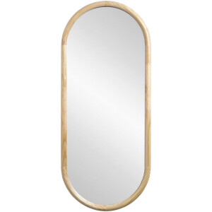 Spiegel Malmo Naturel Hout - 70x30 Cm - 2x30x70 Cm