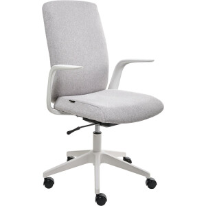 CAPTAIN - Bureaustoel - Lichtgrijs - Polyester
