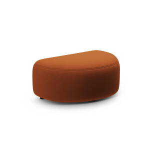 Hocker Kate halfrond velvet | Micadoni
