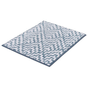Kleine Wolke Badmat Botany (Blauw, 50 x 60 cm)
