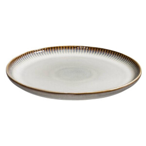 Leen Bakker - Dinerbord Camille - - - Ø25,5 Cm - Stoneware - Beige - B2.3 Cm
