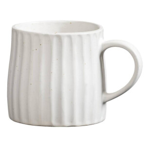 Leen Bakker - Mok Met Oor Mila - - 340 Ml - Stoneware - Crème