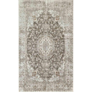 Vloerkleed - Vloerkleed - Industrieel vloerkleed - Retro vloerkleed - Vintage vloerkleed - Vintage - Tapijt - Kleed - Grijs - 230 cm