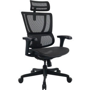 ERGOHUMAN SLIM ECO M GEN2 | net - Luxe directiestoel Zwart