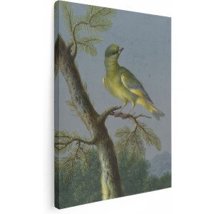 Artaza Canvas Schilderij Vogels - 30x40 cm - Klein - Wanddecoratie Dieren - Muurdecoratie Woonkamer - Kamer Accessoires