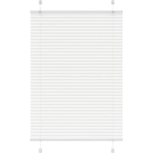 vidaXL - Plissé - rolgordijn - 100x150 - cm - stofbreedte - 99,4cm - polyester - wit