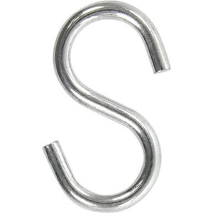 ProPlus S-Haak - Ø 4 mm - Chroom - 4.4 x 2.1 cm - per stuk