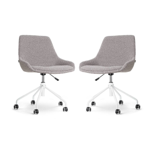 Set van 2 bureaustoelen Nout-Isa bouclé | Nolon