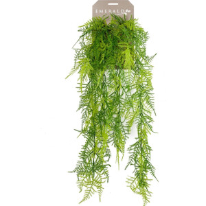Emerald - Kunst Hangplant Asparagus Plumosus 80cm - Kunstplant voor binnen
