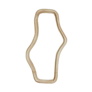 Light & Living Organische Spiegel 'Celano' Mangohout, 80 x 44cm