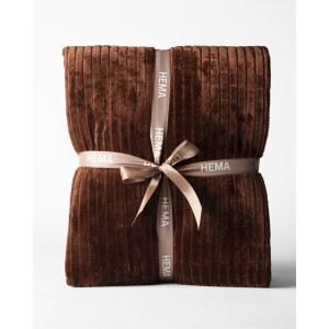 HEMA HEMA Plaid 150x130cm Sherpa Bruin (bruin)