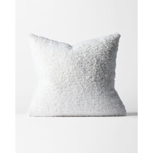 HEMA HEMA Kussenhoes 40x40cm Teddy Wit (wit)