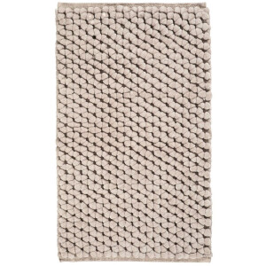 Onyx Badmat Greige | 60 x 60 cm | Beige / Grijs | Polyester / Katoen