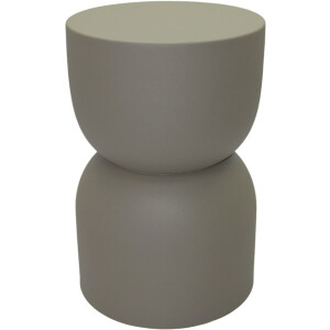 by Mooss - Paudar - Olive - Bijzettafel - Kruk - Gepoedercoat - Metaal - Ø 30 cm - 46 cm - Olijf