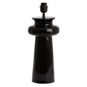 Light & Living Tafellamp 'Denia' Keramiek, 51cm, kleur Zwart (excl. kap)