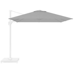 Zweefparasoldoek Voyager T2   270x270cm (light grey)
