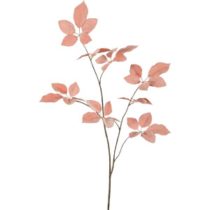 Viv! Home Luxuries Schefflera - zijden bloem - decoratietak - roze - 110cm