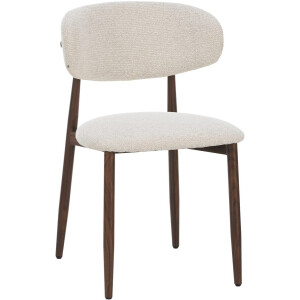Celia Eetkamerstoel - Beige Walnoot - Comfortabel en duurzaam