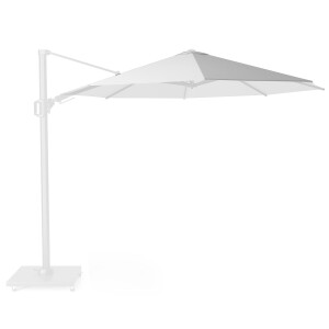 Zweefparasoldoek Platinum Challenger T2   350cm rond (White)
