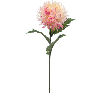 Emerald - Kunstbloem Chrysant lichtroze 57cm - Kunstplant voor binnen