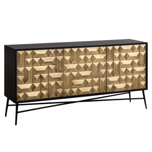 Richmond Dressoir 'Tetro' 160cm, kleur Goud