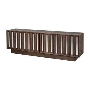 Richmond TV-meubel 'Bryant' Mangohout en spiegelglas, 180cm