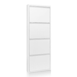 Kave Home Schoenenkast 'Bogota' 4-deurs, kleur Wit