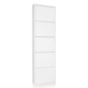Kave Home Schoenenkast 'Bogota' 5-deurs, kleur Wit