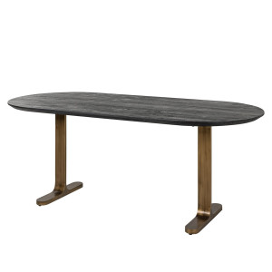 Richmond Ovale Eettafel 'Revelin' Mangohout, 235 x 90cm