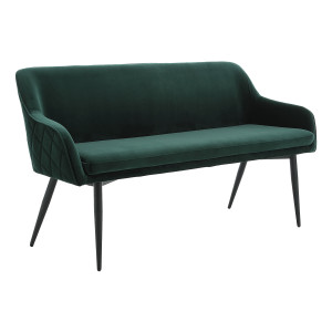 Artistiq Eetkamerbank 'Tynise' Velvet, kleur Groen