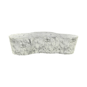 Richmond Organische Salontafel 'Rockyard' Faux Marmer, 127 x 122cm