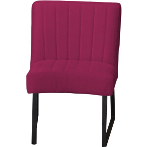 Eetkamerstoel - Hengelo - geschikt voor ronde tafel - stof Element fuchsia 19
