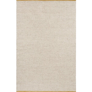 Brink & Campman Craft Matter Plain Warm White 049106 Vloerkleed - 140 x 200 cm - Ivoor - Rectangular - Wol, Katoen - Woonkamer, Slaapkamer, Eetkamer - Effen - Modern, Landelijk, Scandinavisch