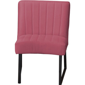 Eetkamerstoel - Hengelo - geschikt voor ronde tafel - stof Element roze 10
