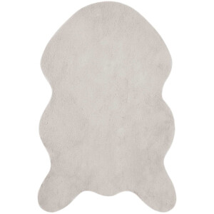 vidaXL - Antislip - vloerkleed - van - imitatie - konijnenbont - OLITE - Beige