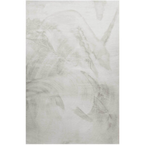 Wecon home Basics - Anna - Hoogpolig vloerkleed - 120x170 cm - lichtgrijs -