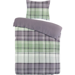 Papillon Felix Dekbedovertrek - Eenpersoons - 140x200/220 cm - Groen