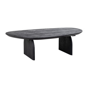 Richmond Organische Salontafel 'Hudson' Mangohout 135 x 76cm, kleur Zwart