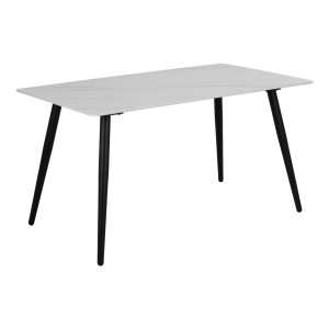 Bendt Eettafel 'Ib' Keramiek, 140 x 80cm, kleur Wit