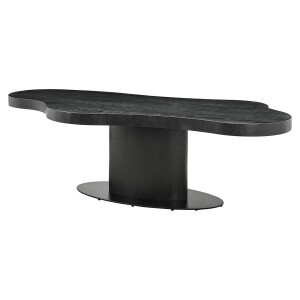 Richmond Organische Eettafel 'Bogor' Eiken, 265 x 115cm, kleur Donkerbruin