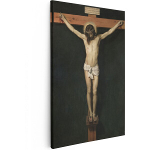 Artaza Canvas Schilderij Christus Gekruisigd - Diego Velázquez - 20x30 - Klein - Kunst - Canvas Print