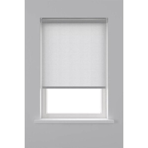Decosol Rolgordijn Lichtdoorlatend - Transparant Wit (1233) - 90 x 190 cm