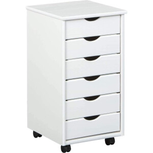 White-label® Dressoirs Kasten - Ladekast - Buffetkast Industrieel - Hout - Wit