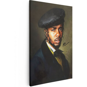 Artaza Canvas Schilderij Rapper Kendrick Lamar - 40x60 - Poster Foto op Canvas - Canvas Print
