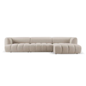 5-zits hoekbank Harry rechts velvet | Micadoni