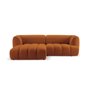 3-zits hoekbank Harry links velvet | Micadoni
